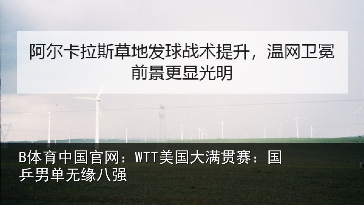 B体育中国官网:WTT美国大满贯赛:国乒男单无缘八强