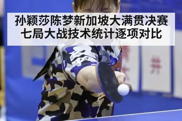 孙颖莎陈梦新加坡大满贯决赛七局大战技术统计逐项对比